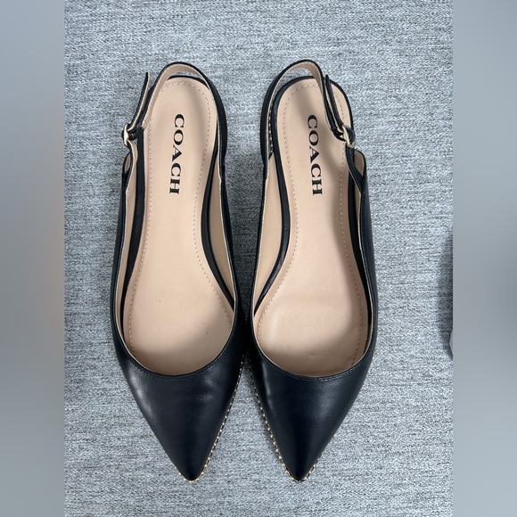 EUC Coach leather sling back flats size 8 - Picture 13 of 13